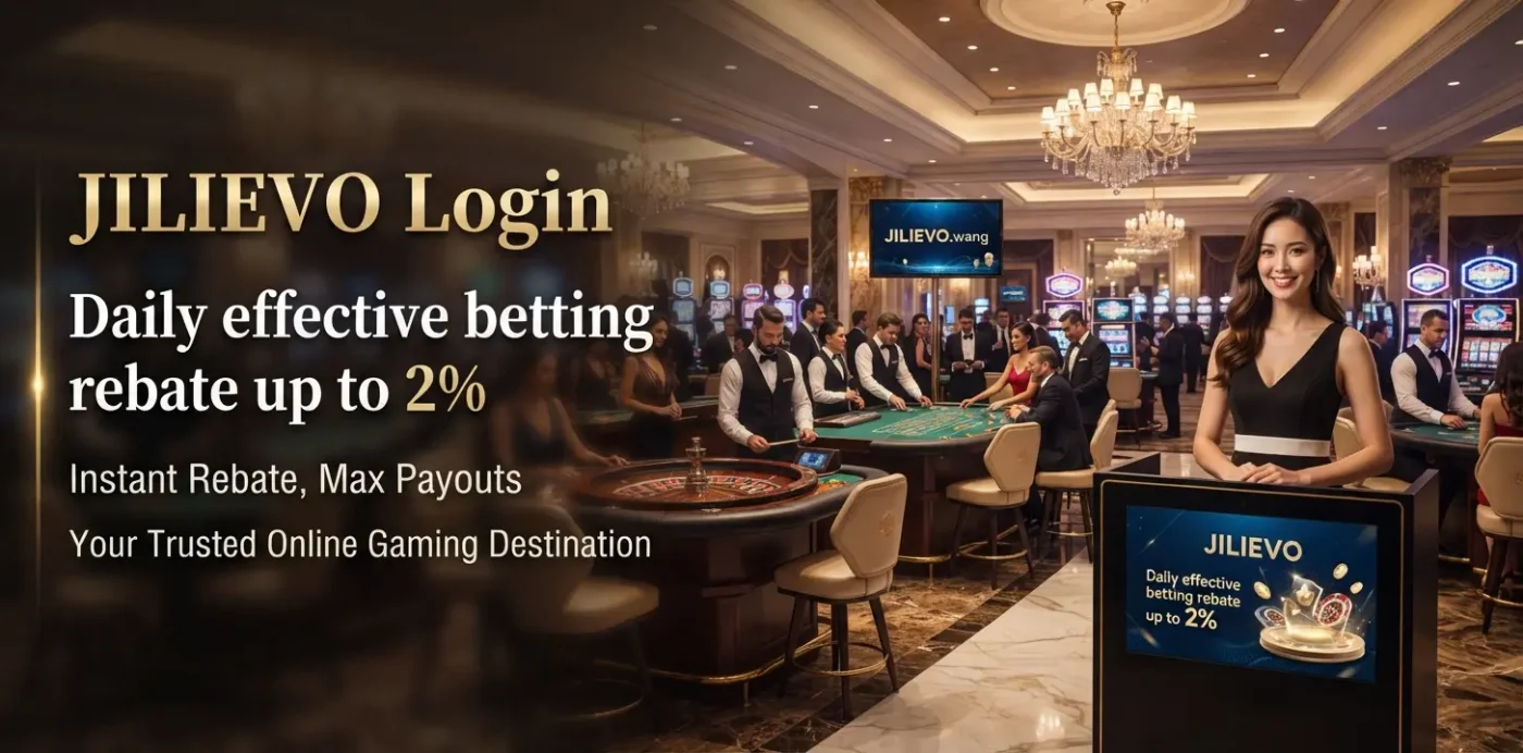 JILIEVO Login Daily effective betting rebate up to 2%